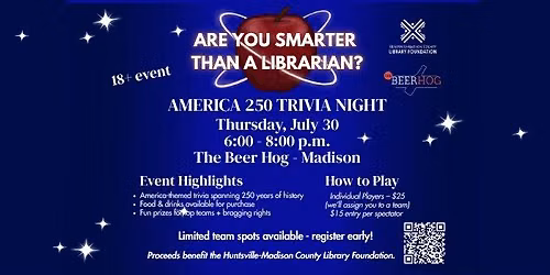 Are You Smarter Than a Librarian? Trivia Night
