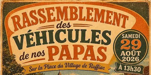 rassemblement des vehicules de nos papas