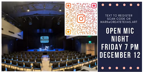 Open Mic Night - Singer\/Songwriters