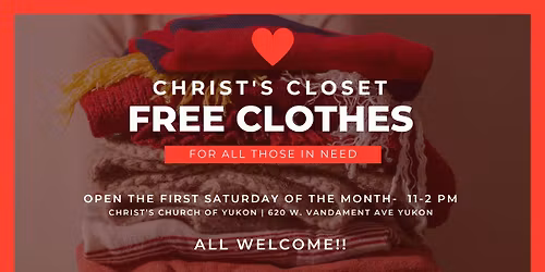 Christ's Closet - Free Clothing Closet