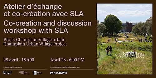 Atelier d\u2019\u00e9change et de co-cr\u00e9ation \u2014 Projet Champlain Village urbain