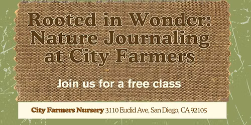 Rooted in Wonder: Nature Journaling at City Farmers