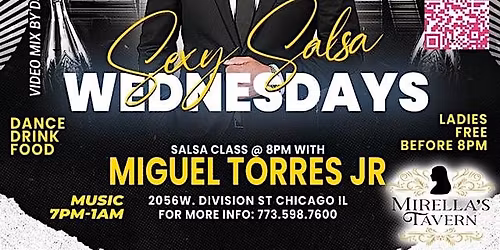 Sexy Salsa Wednesdays @ Mirella\u2019s \u2013 All Black Affair