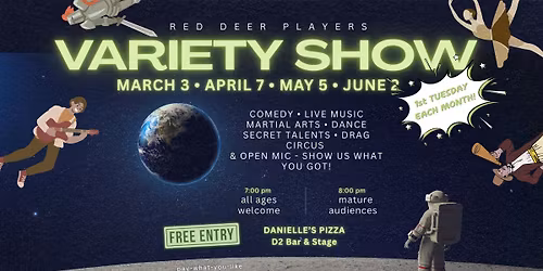 Variety Show & Open Mic at D2!
