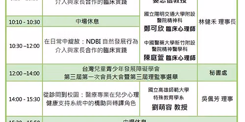 『生活即療育：自然情境下的跨專業家長合作與支持實踐』研討會,歡迎報名參加! — 臺北市立聯合醫院中興院區6F第一會議室 台北市大同區鄭州路145號