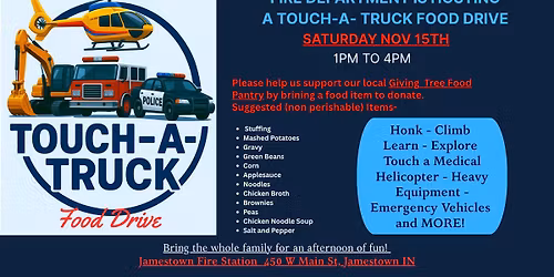 Touch-A-Truck Food Drive 