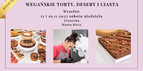 Wega\u0144skie torty,desery i ciasta z M.Rietz Wroc\u0142aw