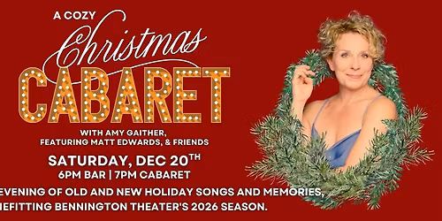 A Cozy Christmas Cabaret at Bennington Theater