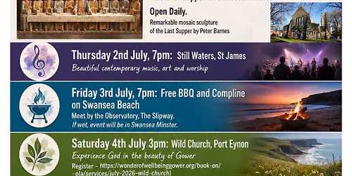  EXPERIENCING GOD - A week of events to experience God's presence, with local churches
