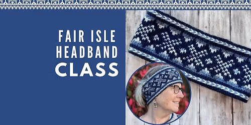 Fair Isle Headband with KJ 