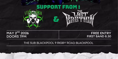 Hedra , Viral Strain and The Last Bastion Live At The Sub Blackpool