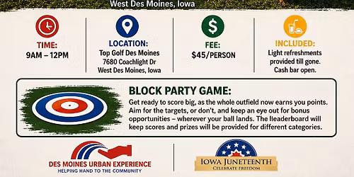 Iowa Juneteenth Golf Outing Celebration