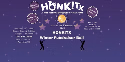 The HONK!TX Winter Fundraiser