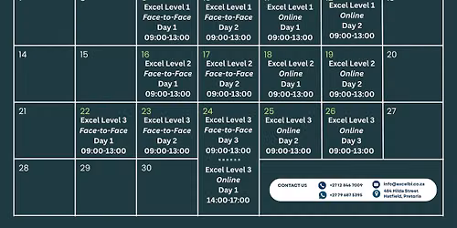 Microsoft Excel Classes