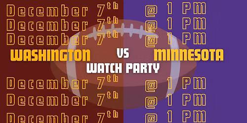Washington vs. Minnesota Watch Party