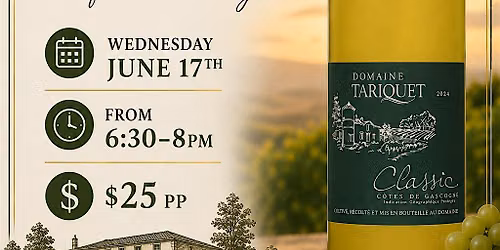 DOMAINE TARIQUET Wine tasting with Simon Boissier-Neuville