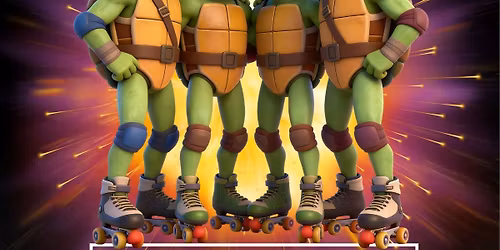 \ud83d\udfe2\ud83d\udc22 COWABUNGA ROLLER SKATE! \ud83d\udc22\ud83d\udfe2
