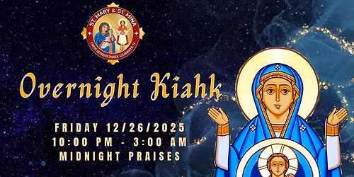 Overnight Kiahk 12\/26\/25