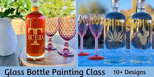 Glass Bottle Painting Class