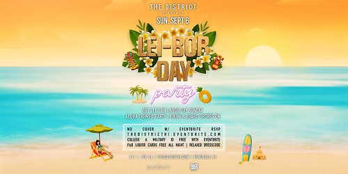 Lei-Bor Day Party - Sunday