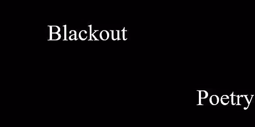 Teen Black Out Poetry Night