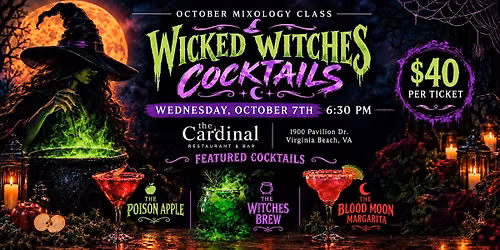 Witches' Wicked Cocktails: Halloween Mixology Class