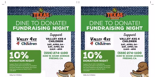 Valley 4XS 4 Children - Fundraiser 