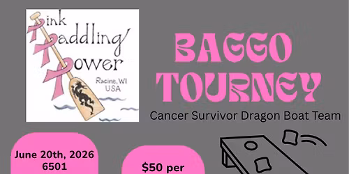 Pink Paddle Power- Baggo Tourney 