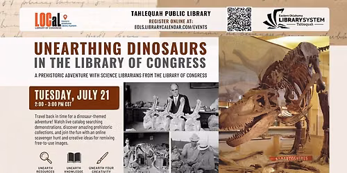 Unearthing Dinosaurs in the Library of Congress - Tahlequah