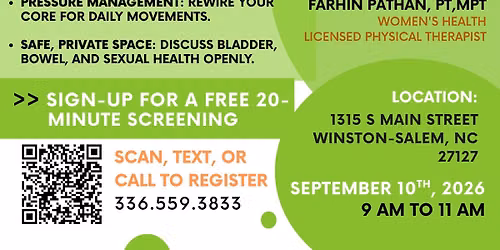 Take Control of Your Pelvic Health: FREE Pelvic Health Screening
