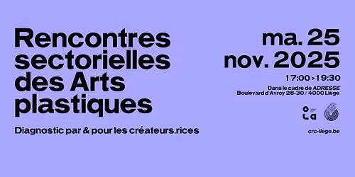 1re Rencontre sectorielle des Arts Plastiques