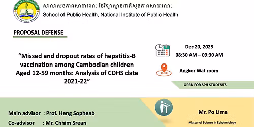 Proposal Defense- Mr. Po Lima