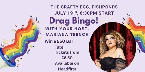 Drag Bingo at The Crafty Egg Fishponds