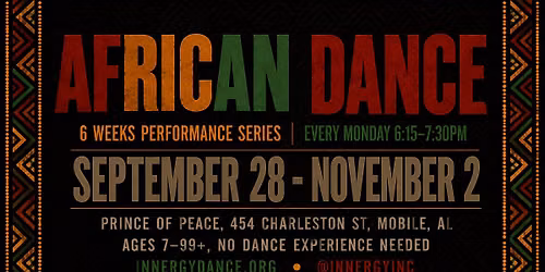 6-Week West African Dance Class Series
