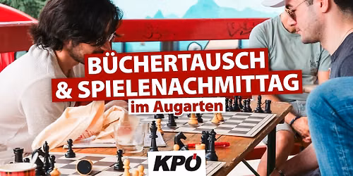 B\u00fcchertausch und Spielenachmittag im Augarten \ud83d\udcda\ud83c\udfb2\ud83c\udf33
