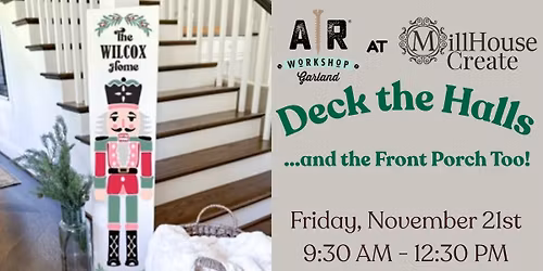 Deck the halls\u2026 and the front porch too! with AR Garland
