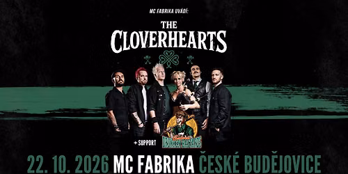 THE CLOVERHEARTS (AU) + BUDWEIS DRUNKEN BASTARDS \/ \u010cesk\u00e9 Bud\u011bjovice