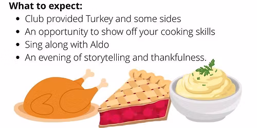 Dusty Saunders Turkey Toast and Potluck