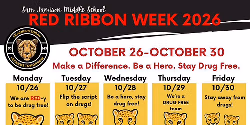 Red Ribbon Week at Jamison!
