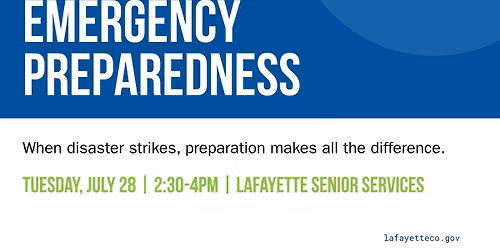Disaster and Emergency Preparedness Workshop 