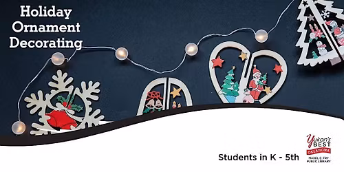Holiday Ornament Decorating (K-5th)