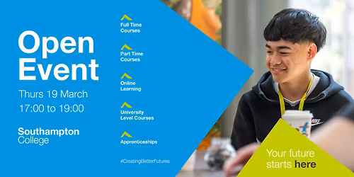 Southampton College Open Event - Thursday 19th March 2026
