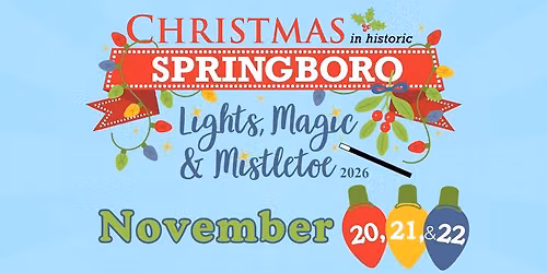 39th Annual Christmas in Historic Springboro 2026