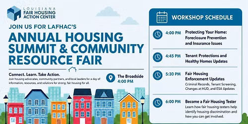 LaFHAC Annual Housing Summit and Community Resource Celebration