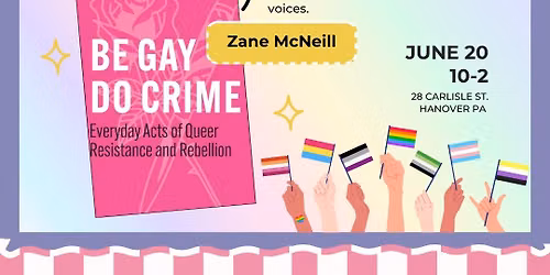 Book Signing with Zane McNeil 