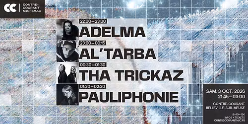 SOIR\u00c9E TEKNO \u00b7 \u00c0 CONTRE-COURANT \u00b7 3 OCTOBRE 2026