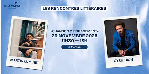 Charabia Festival - Cyril DION & Martin LUMINET - Les Rencontres Litt\u00e9raires