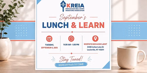September's Lunch & Learn