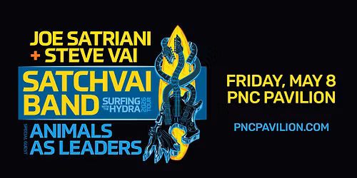 SATCHVAI Band featuring Joe Satriani & Steve Vai with Animals As Leaders
