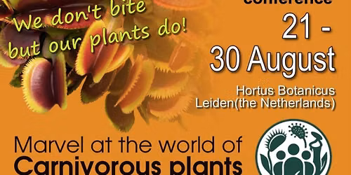 15. International Carnivorous Plant Society (ICPS) Conference 2026 in Leiden\/NL 